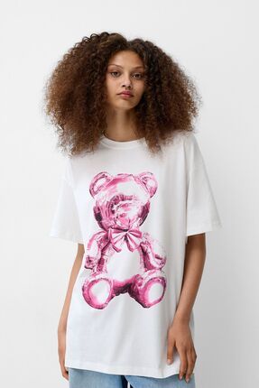 Barbie shirt bershka shop