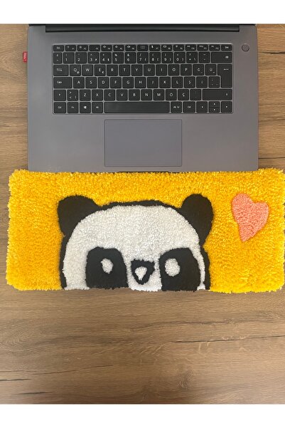 LittleElephant EL YAPIMI DEKORATİF TUFTİNG KLAVYE HALISI , MOUSE PAD