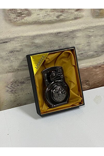 LİGHTER Otantik Model Füme Renk Gazlı Kişiye Özel Çakmak