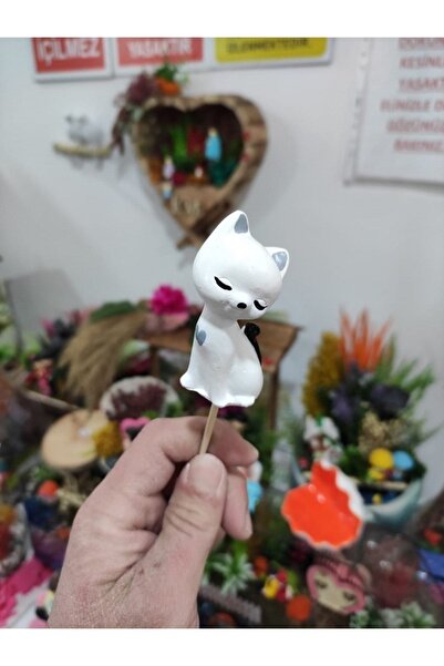 Himi Pasta Süsleri Kedi Maket Kürdanlı Cupcake Pasta Süsü Doğum Günü Süsleri ...