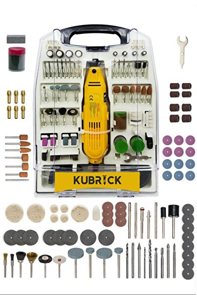kubrick KUBRİCK Çok Amaçlı Devir Ayarlı 300 Parça Hobi Gravür Seti El Motoru ...
