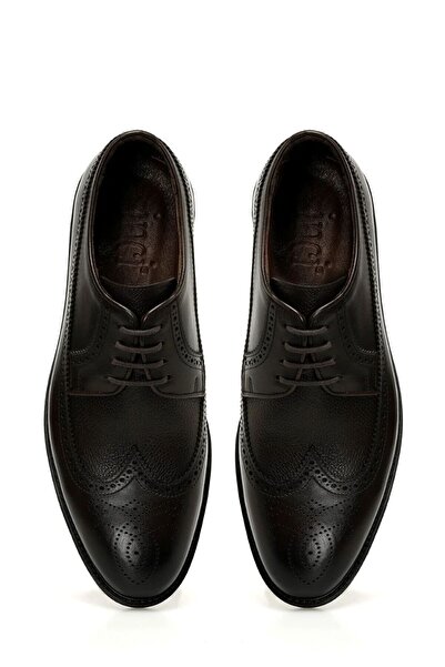 İnci İNCİ ACEL KAHVE RENK HAKİKİ DERİ ERKEK AYAKKABI