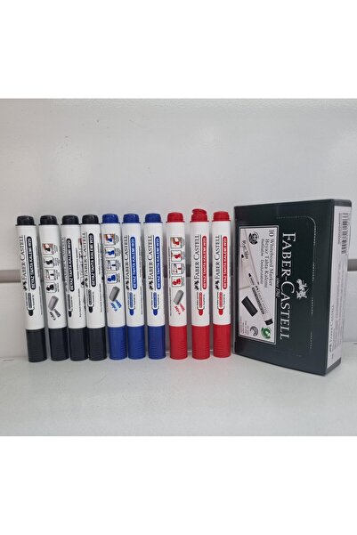 Faber Castell Tahta Kalemi 10adet/3renk/ Dolan Tip /w20 Model