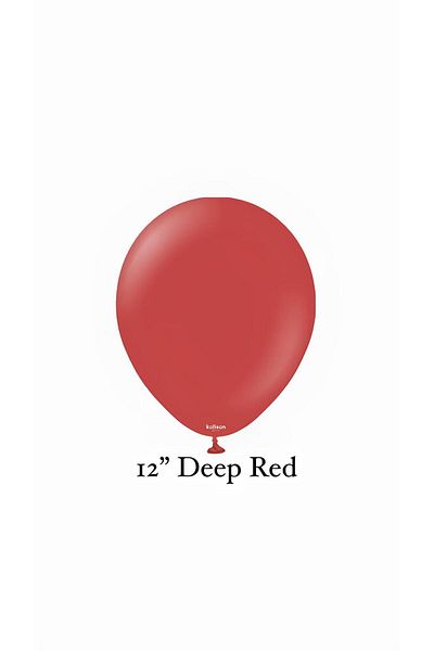 Parti Setim Deep Red Balloon Set of 10 - 12 Inch
