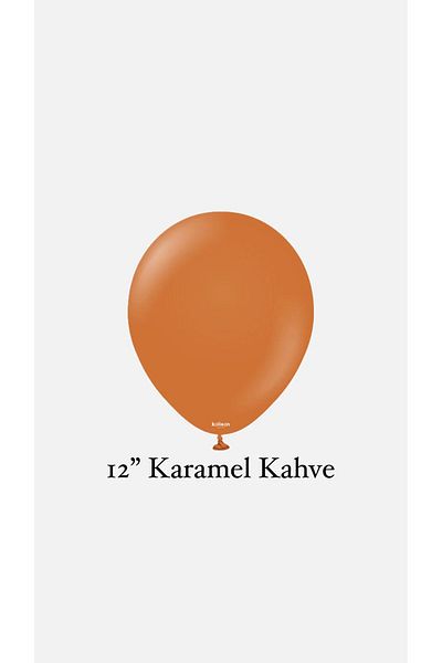 Parti Setim My Party Set^^ Caramel Brown Colored 20-Piece Balloon Set, Brown 20-Piece Balloon