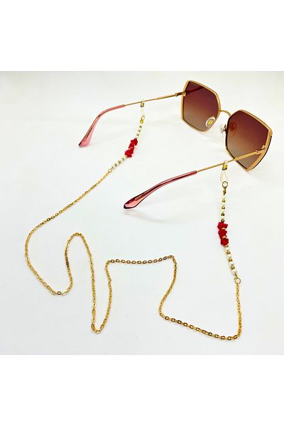 AR Glasses with Chain Accessories