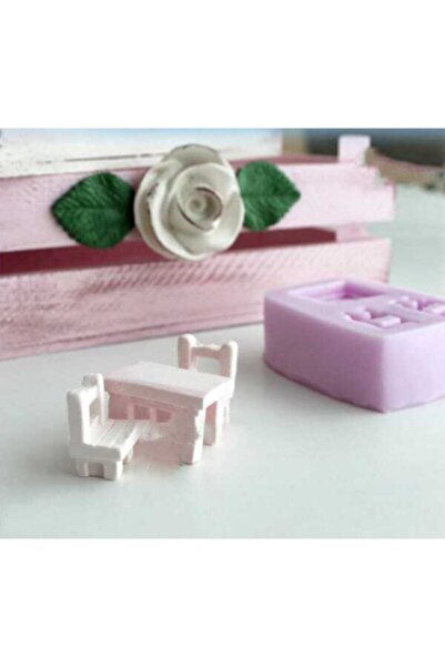 himi teraryum objeleri 1 Masa 4 Sandalye Teraryum Obje Minyatür Obje Teraryum...