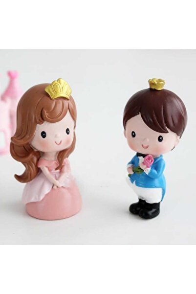 Himi Pasta Süsleri Prens Ve Prenses Maket Kürdanlı Cupcake Pasta Süsü Doğum G...