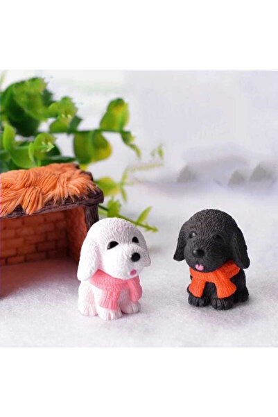 2-Piece Dog Terrarium Object Terrarium Supplies Terrarium Ornaments