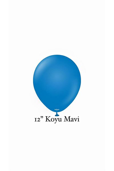 Gold Center Dera ^^ 12 Inch Dark Blue 10-Piece Balloon Set - Party Balloon 10 Pieces 12 Inch