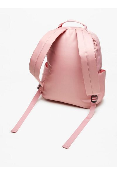 Oaklan Logo Print Backpack with Adjustable Shoulder Straps