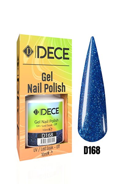 d dece Dece Kalıcı Oje Uv Led D168 (SİMLİ RENK) 10ml