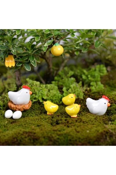 Himi Pasta Süsleri Tavuk Horoz Civciv Yumurta Maket Kürdanlı Cupcake Pasta Sü...