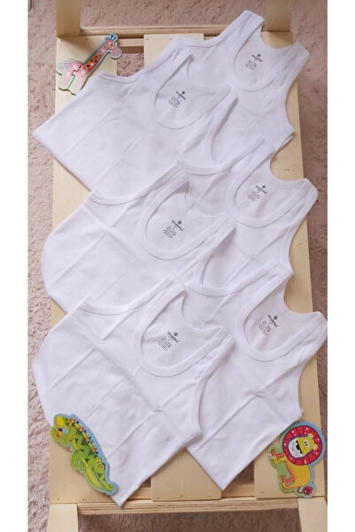 Ceylanoğlu Boys' Cotton Undershirt - Pack of 6