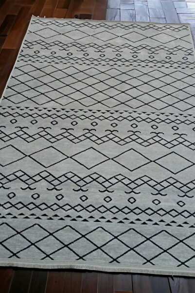 ALTUN CARPET ΣΤΟΝΙΛ ΓΚΙΡΙ ΥΦΑΝΤΟ ΧΑΛΙ ΜΟΝΤΕΡΝΟ ΒΑΜΒΑΚΙΝΗ ΒΑΣΗ ΜΕ ΑΝΤΙΟΛΙΣΘΗΤΙ...