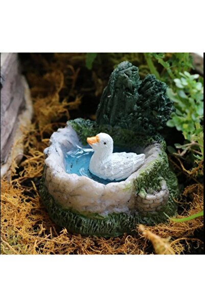 Duck Terrarium Object in Pond Miniature Object Terrarium Accessory Terrarium Ornament