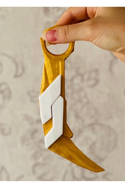 saranostra Valorant Asil Karambit Bıçağı Açılabilir Hareketli Fonksiyonlu Stres Bıçağı