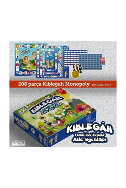 Kıblegah Temel Dini Bilgiler Aile Oyunu 208 Parça Yeni Versiyon