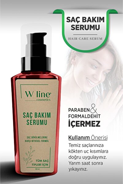 wline Saç Dökülmesine Karşı Collagen Şampuan - Saç Bakım Serumu - Keratinli Kolay Tarama Spreyi