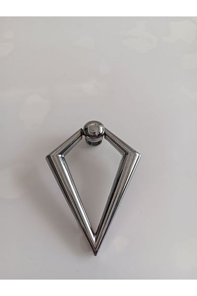 senRo yapı Market مثلث البندول زر الكروم المطبخ مرحاض خزانة درج مقبض زر البندول مثلث (سعر القطعة)