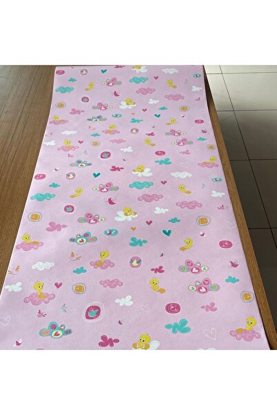 BAŞYAPI DİZAYN Pembe Tweety Çocuk-bebek Odası Ithal Duvar Kağıdı (5m²)