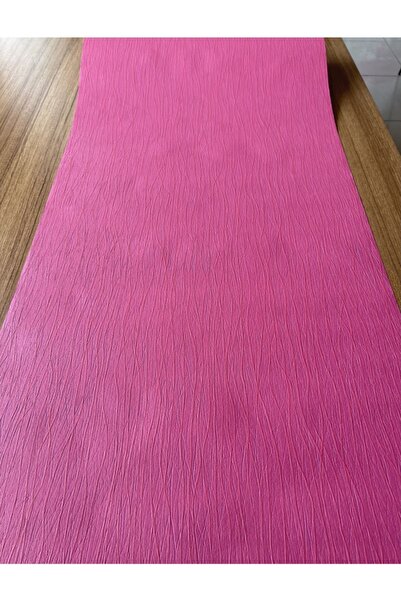 BAŞYAPI DİZAYN Fuşya Çizgi Desenli Ithal Vinly Duvar Kağıdı (5m²)