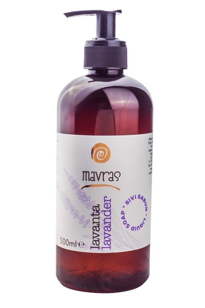 Mavras 500 مل صابون زيت الزيتون السائل باللافندر