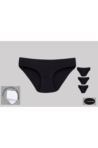 Ramior RAMİOR Set of 3 - Laser Cut 100% Cotton Panties