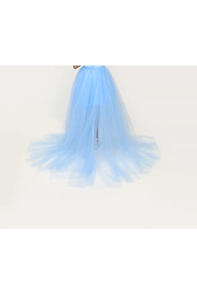 nsmkidslife Fata - Fusta tutu pufoasa cu coada lunga, combinatie de bal pentru petrecerea de absolvire