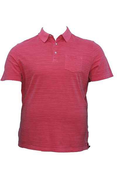 Brax Large Size Polo Neck Striped T-shirt