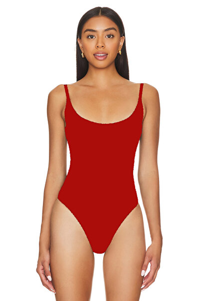 By Kul Design Women's Jarse Rope Strap Back Decolte Bodysuit