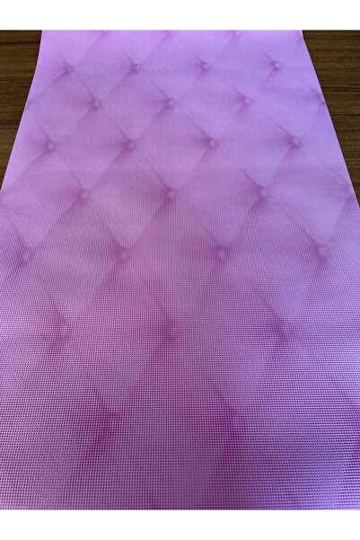 BAŞYAPI DİZAYN Pembe Kapitone Desenli Ithal Vinly Duvar Kağıdı (5m²)