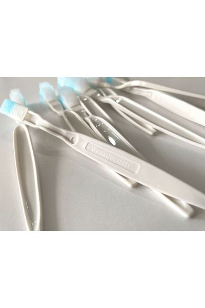 EASYBRUSH White Color - Disposable, Self-Paste Magic Toothbrush 500 Pack