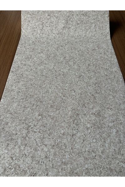 BAŞYAPI DİZAYN Krem Ve Kahverengi Mantar Desenli İthal Vinly Duvar Kağıdı (5m²)