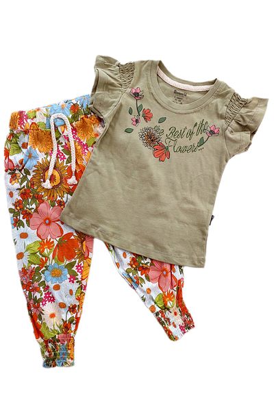Miniworld MINIWORLD Girl's Double Set - 3 Years Old-6 Years Old Bottom-Top Set