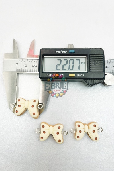 Ebruli Boncuk 22mm leptir Sa deznom 3-dijelni set narukvica - 3 komada