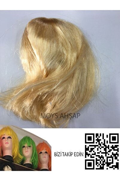 moysahsap party&ahşap Κοντή περούκα σε χρώμα πλατίνας - Περούκα για πάρτι