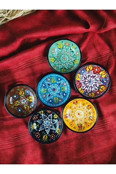 qtahya homes queen of kütahya Defne kase çerezlik otantik desen Çini 9 Cm 6 p...