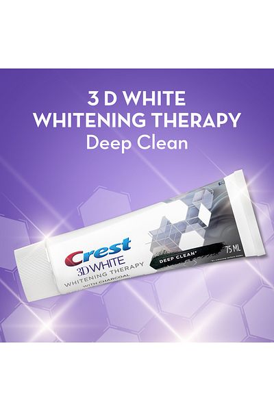 CREST 3D Whitening Therapy Charcoal 75 ml