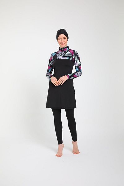 Chelly Hijab μαγιό - Πλήρως καλυμμένο και μισό φερμουάρ