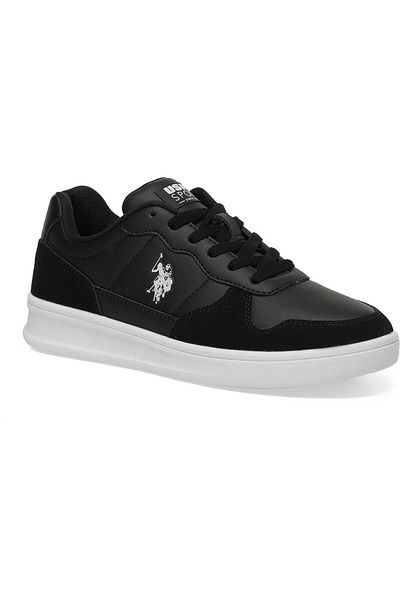 U.S. Polo Assn. US Polo Assn.Charlize 4FX - Pantofi sport de zi cu zi confortabili, alb-negru