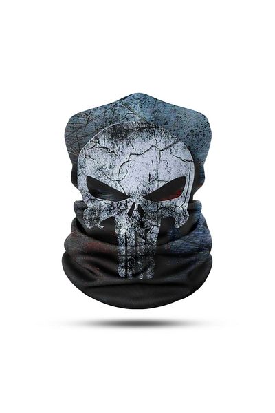 Bu Da Kaçar Mı Unisex Biker Neck Collar - Outdoor Bandana Motorcycle Mask Baff Headwear Bdkm236