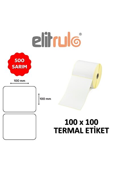 Elit Rulo ملصق باركود إليتروولو 100x100 حراري - 500 قطعة