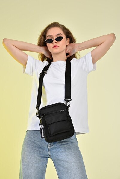 KISCHE Rancho Women - Black Daily Sports Strap Shoulder Bag