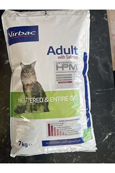 Virbac OTHER VİRBAC NATURED &ENTIRE SOMONLU KEDİ MAMASI 7 KG.