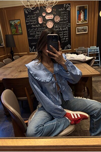 LİNDALİNA TEKSTİL Cămașă cu guler pentru bebeluși - Design elegant