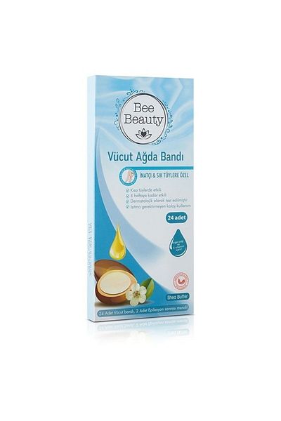 Bee Beauty Body Waxing Strip Intic 24 Pcs