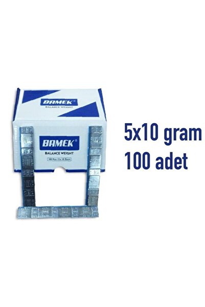 Bamek YÜKSEK KALİTE yapıştırma balans kurşunu metal 5gr 10 gr şeritler 100 adet