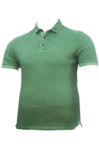 Brax Men's Green Polo Neck T-shirt