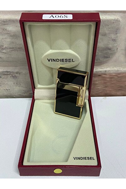 Vindiesel Marka Siyah Sarı Renk Isme Özel Çakmak